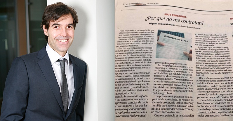 ¿Por qué no me contratan?